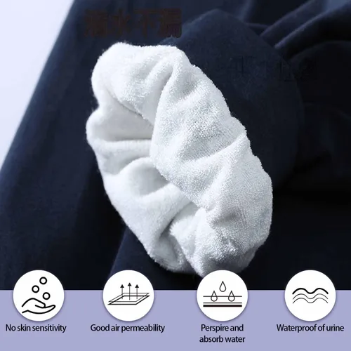 Vista 4 de Pantalones para incontinencia de orina – Protección contra fugas de incontinencia para adultos, lavables con tela impermeable de TPU, ideales