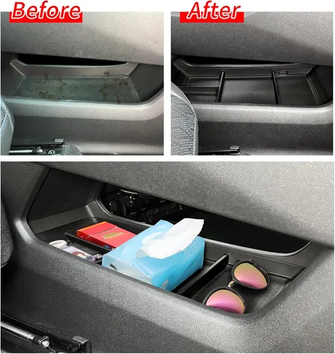 Vista 5 de SMABEE Bandeja organizadora de consola central inferior para Chevrolet Chevy Equinox 2025 2026, accesorios debajo de la consola central, organizador