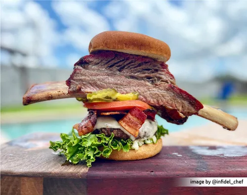 Vista 4 de 2 Gringos Chupacabra Frotar carne fina original, 12 onzas