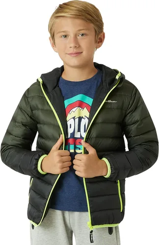 Vista 10 de Eddie Bauer Kids' Reversible Jacket - Weather Resistant Quilted Down Coat for Boys and Girls (3-20)