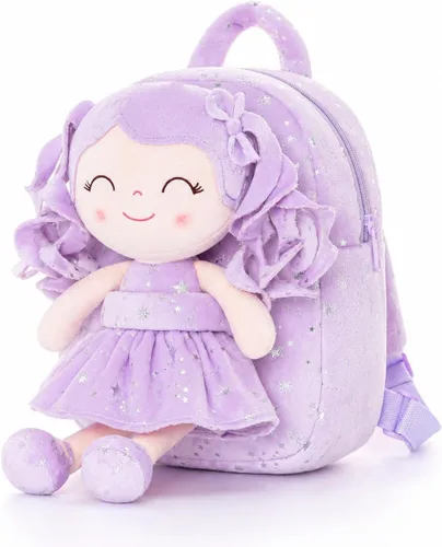 Vista 12 de Gloveleya Mochila para niños, 9 pulg., Classic Mochila Star púrpura A05