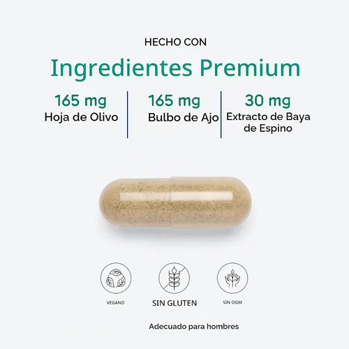 Vista 4 de Vitanica Rauwolfia Extra, Snakeroot & Ajo, Vegano, 90 Cápsulas