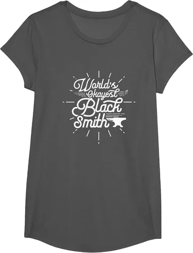 Vista 16 de Blacksmith Blacksmithing Forge Metalsmith Forging T-Shirt Asphalt Grey