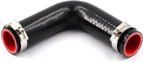 Vista 2 de Acoplador de codo de 90 grados de manguera de silicona de goma Taukealugs de 1 1/4 pulgadas (32 mm) para intercooler de refrigerante, entrada