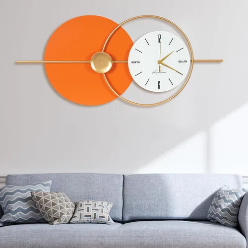 Vista 9 de Reloj de pared grande, redondo, decorativo, silencioso, funciona con pilas, moderno, decoración de pared, para el hogar, sala de estar, dormitorio