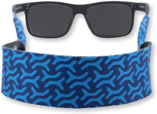 Vista 2 de Carson Correa de retención de gafas de neopreno para gafas de sol y gafas, azul cobalto (ER-70BLU)