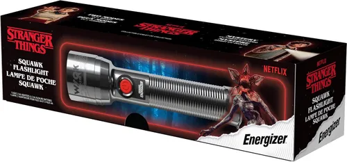 Vista 9 de Energizer Stranger Things Squawk Retro Linterna LED, Linterna de Camping Resistente al Agua y Testada contra Caídas, Edición Limitada, 250 Lúmenes