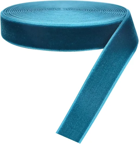 Vista 11 de Chenkou Craft 5 yardas de cinta de terciopelo para decoración navideña y embalaje artesanal