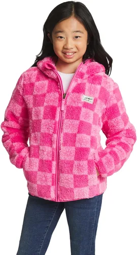 Vista 7 de Eddie Bauer Chaqueta con capucha de sherpa de imitación de pelo alto Quest para niñas Verde azulado