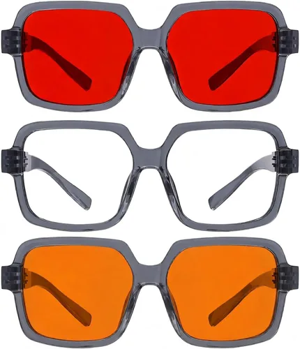 Vista 310 de Eyekepper Gafas de luz azul para hombre y mujer, paquete de 6 lentes Pilot Paquete de 6 color mezclado
