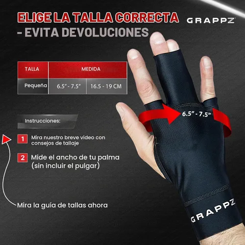 Vista 2 de Grappz Guantes de compresión para el dedo medio, alternativa a férula