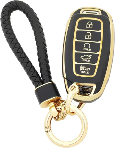 Vista 48 de Funda para Llavero de Coche Llavero Funda de Llave de TPU Suave Carcasa de Protección Portallaves Accesorios