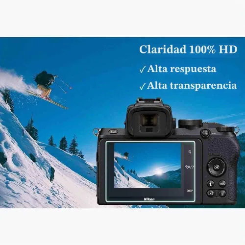 Vista 5 de ULBTER Protector de pantalla para cámara Nikon Z 50 Z50 y cubierta