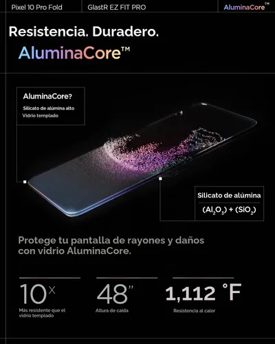 Vista 3 de Spigen GlasTR EZ FIT Pro - Protector de pantalla para Pixel 10 Pro Fold