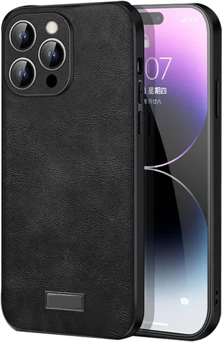 Vista 13 de COOVS Funda para iPhone 14/14 Plus/14 Pro/14 Pro Max, funda de cuero de lujo premium clásica para negocios, funda delgada para teléfono