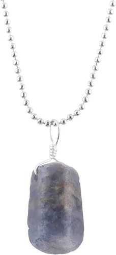 Vista 18 de Collar con colgante delicado de piedras preciosas multicolor