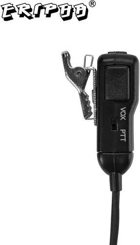Vista 3 de Auricular VOX para Midland GXT1000VP4 Walkie Talkie 2 vías Radio auricular clip auricular con micrófono PTT LXT500VP3 GXT1050VP4 GXT1000XB