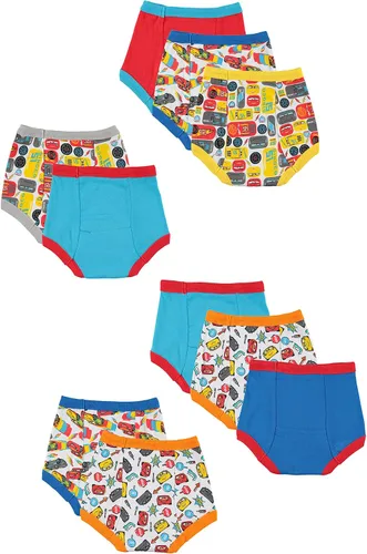 Vista 2 de Disney niños Pixar Cars pantalones de entrenamiento para orinal y kit de iniciación con pegatinas y tabla de seguimiento Tallas 18m, 2T, 3T, 4T