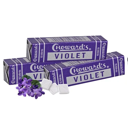 Vista 9 de Choward's - Paquete variado de caramelos de mentas Violeta, menta verde, menta, guayaba y limón Sabores aromáticos atrevidos Perfecto
