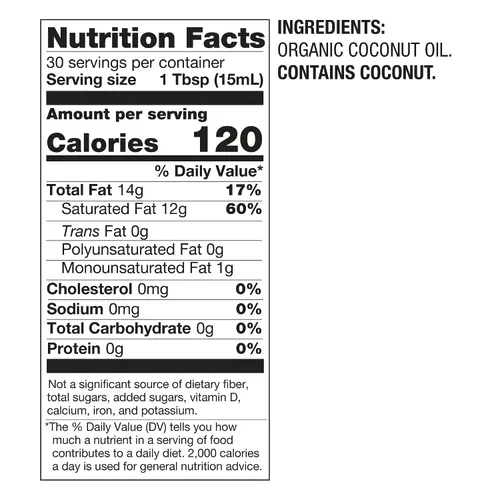 Vista 7 de BetterBody Foods - Aceite de coco virgen orgánico de 15.5 onzas
