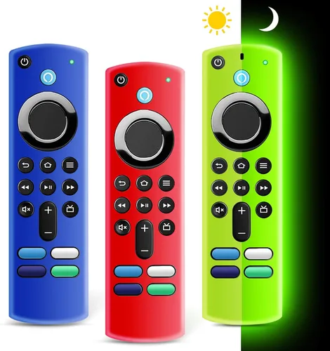 Vista 7 de （3 Pack） ONEBOM Funda Protectora de Silicona para Control Remoto, Funda de Silicona para Control Brilla en la Oscuridad