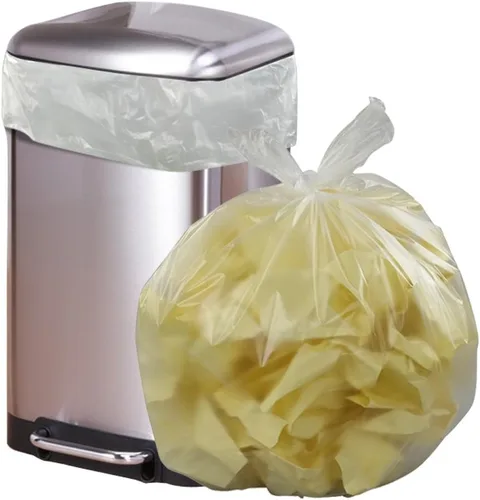 Vista 6 de Vababa Bolsas de basura altas transparentes de 13 galones, bolsas de basura, 225