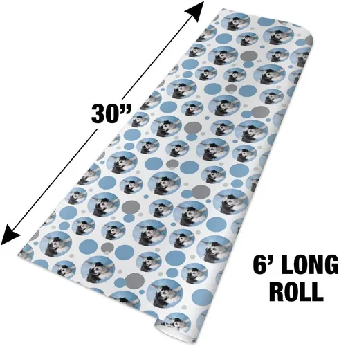 Vista 6 de GRAPHICS & MORE Shih Tzu Dog - Rollo de papel de regalo para fiesta de cumpleaños