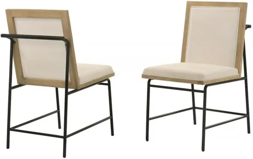 Vista 3 de Driftwood Dining Room 6Pc Set, Extension Leave Dining Table, 4 Side Chairs and Bench