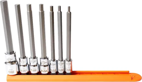 Vista 9 de Mayhew Tools 16032 Torx Juego de brocas de inserción, cromado, 10 piezas de longitud media
