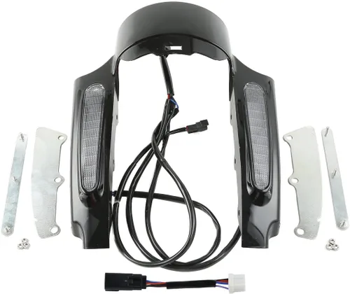 Vista 5 de TCMT Juego de fascia de guardabarros trasero compatible con Harley Touring Road King CVO Road Glide Ultra Classic Electra Glide Street Glide