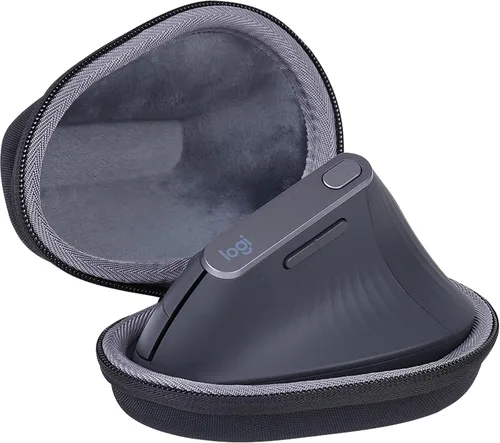 Vista 11 de co2CREA Estuche rígido de repuesto para ratón ergonómico vertical Logitech Lift (carcasa negra)