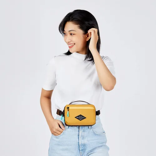 Vista 5 de Sherpani Hyk - Bolsa de cinturón ligera, cangurera de viaje, bolsa cruzada para mujer, protección RFID, Esfera solar., Hyk