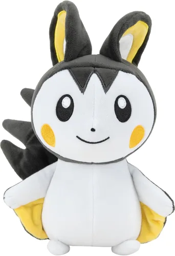 Vista 5 de Pokémon Oficial y de alta calidad Emolga adorable de 8 pulgadas, ultra suave, juguete de peluche, perfecto para jugar y exhibir, tengo que