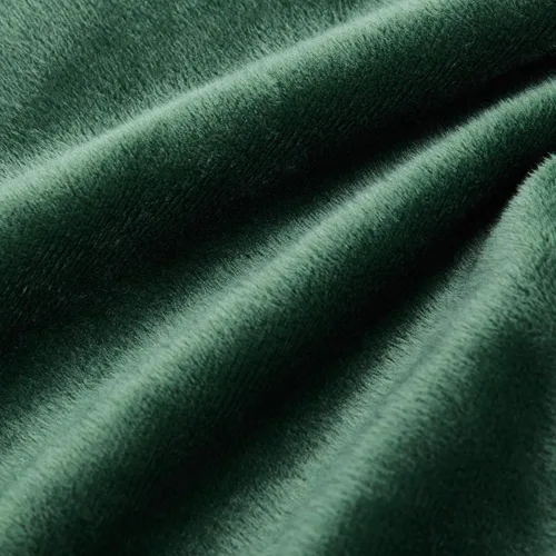 Vista 4 de TONGDADA - Funda para manta con peso de tela Minky (verde oscuro, funda de edredón de 48 x 72 pulgadas)