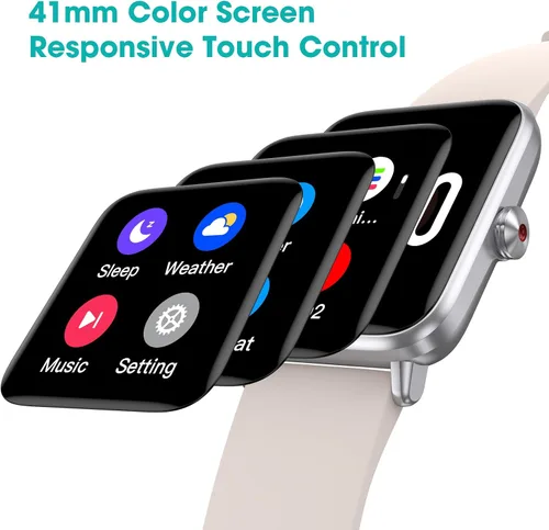 Vista 4 de Pautios Reloj podómetro, apto para personas mayores, no requiere aplicación/teléfono, reloj de seguimiento de fitness impermeable con contador