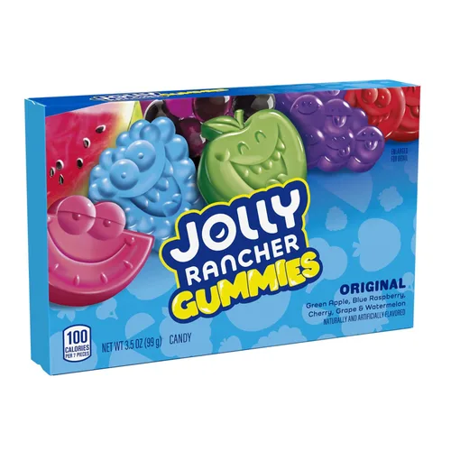 Vista 3 de JOLLY RANCHER Gummies - Caja de dulces con sabor a fruta original, 3.5 onzas