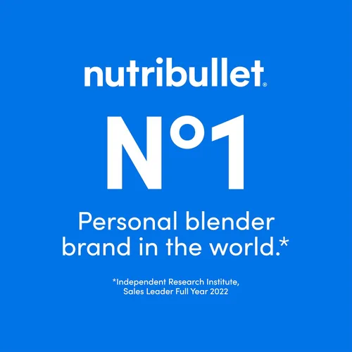 Vista 13 de NutriBullet Licuadora portátil, inalámbrica, recipiente de 20oz, licuadora personal, recargable por USB-C, rosa brillante, NBPB50100BP