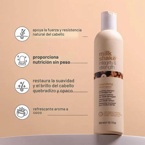 Vista 2 de milk_shake Integrity & Strength Nourishing Shampoo For Damaged Hair