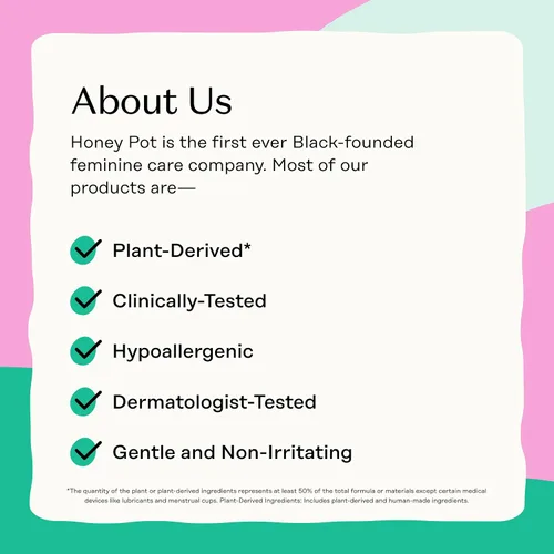 Vista 9 de The Honey Pot Company - Almohadillas herbales para mujeres - Noche entera con alas - Infundidas con aceites esenciales para efecto refrescante