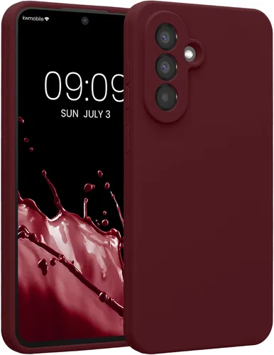 Vista 84 de kwmobile Funda compatible con Samsung Galaxy A13 4G - Funda delgada de silicona TPU - Acabado suave al tacto - Amarillo radiante