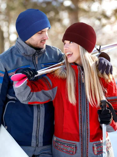 Vista 2 de SATINIOR 6 gorras de invierno con forro polar cálido para hombre
