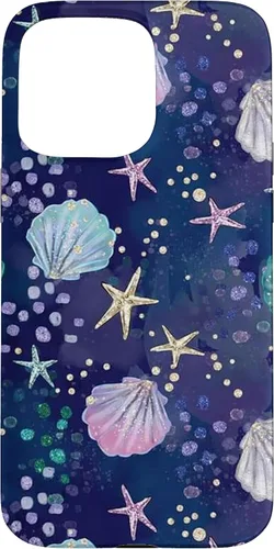 Vista 31 de Summer Aesthetic Seashell Purple Ocean Case for iPhone 17