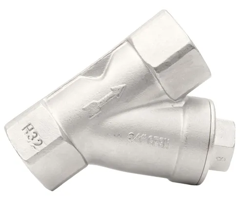 Vista 5 de Colador Y de Acero Inoxidable de 1/4" - 800WOG, FxF NPT