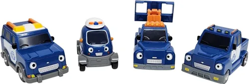 Vista 2 de Tayo The Little Bus Special Friends Set 10 – Regalos de Navidad y cumpleaños para niños, compatible con juegos grandes. Incluye populares amigos