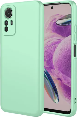 Vista 8 de Funda para Xiaomi Redmi Note 12s, funda de silicona líquida, forro de microfibra antiarañazos suave a prueba de golpes, compatible con Xiaomi Redmi