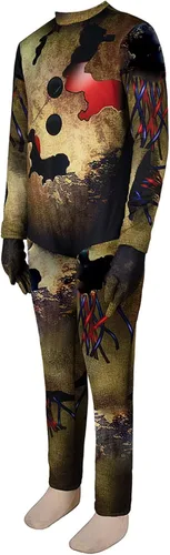 Vista 2 de aijina Disfraz de Freddy de Five Nights, disfraz de personaje de Fnaf para adultos y niños, disfraz de cosplay para Halloween