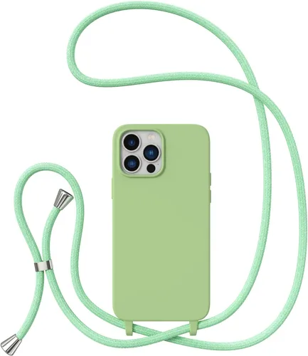 Vista 51 de ZTOFERA Funda para iPhone Air con correa, funda cruzada para teléfono con cordón ajustable para el cuello en los hombros, silicona suave a prueba