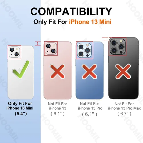 Vista 424 de HOOMIL Funda para iPhone 7 Plus/iPhone 8 Plus de 5.5 Pulgadas, sin amarillamiento, protección contra caídas, cubierta trasera dura transparente