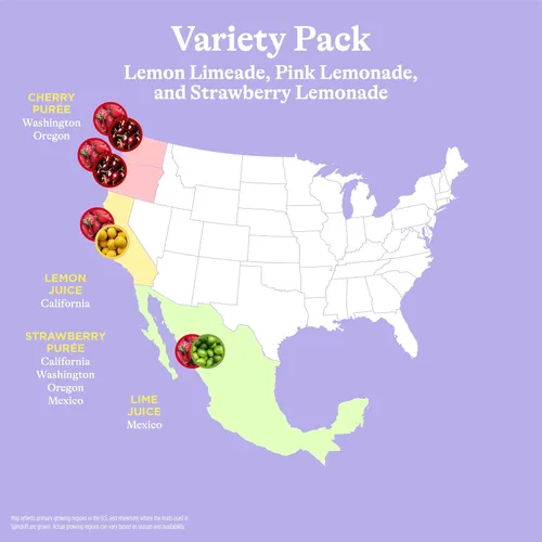 Vista 7 de Spindrift Lemonade 3 sabores variados paquete de 20