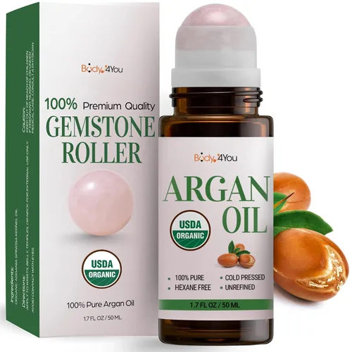 Vista 8 de BodyJ4You Aceite de argán orgánico para el cabello, piel y cara, protector